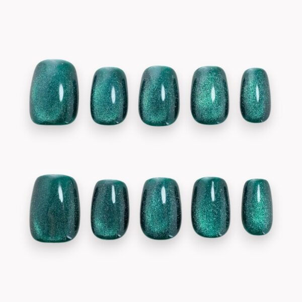 Court Ballerine Velours Vert