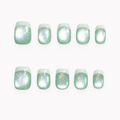 Court Ballerine - Vert Menthe - French Nails