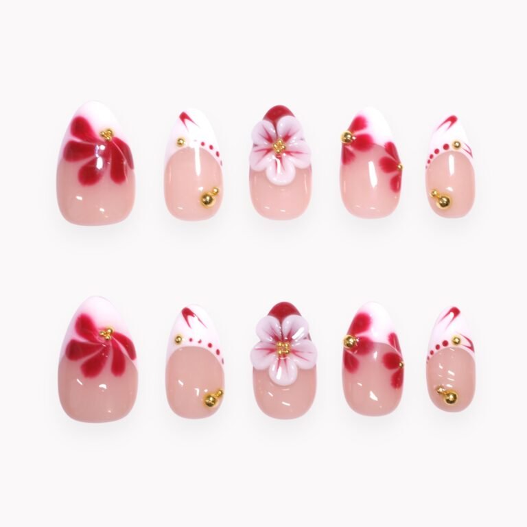 Court Amande - Rouge Pétale